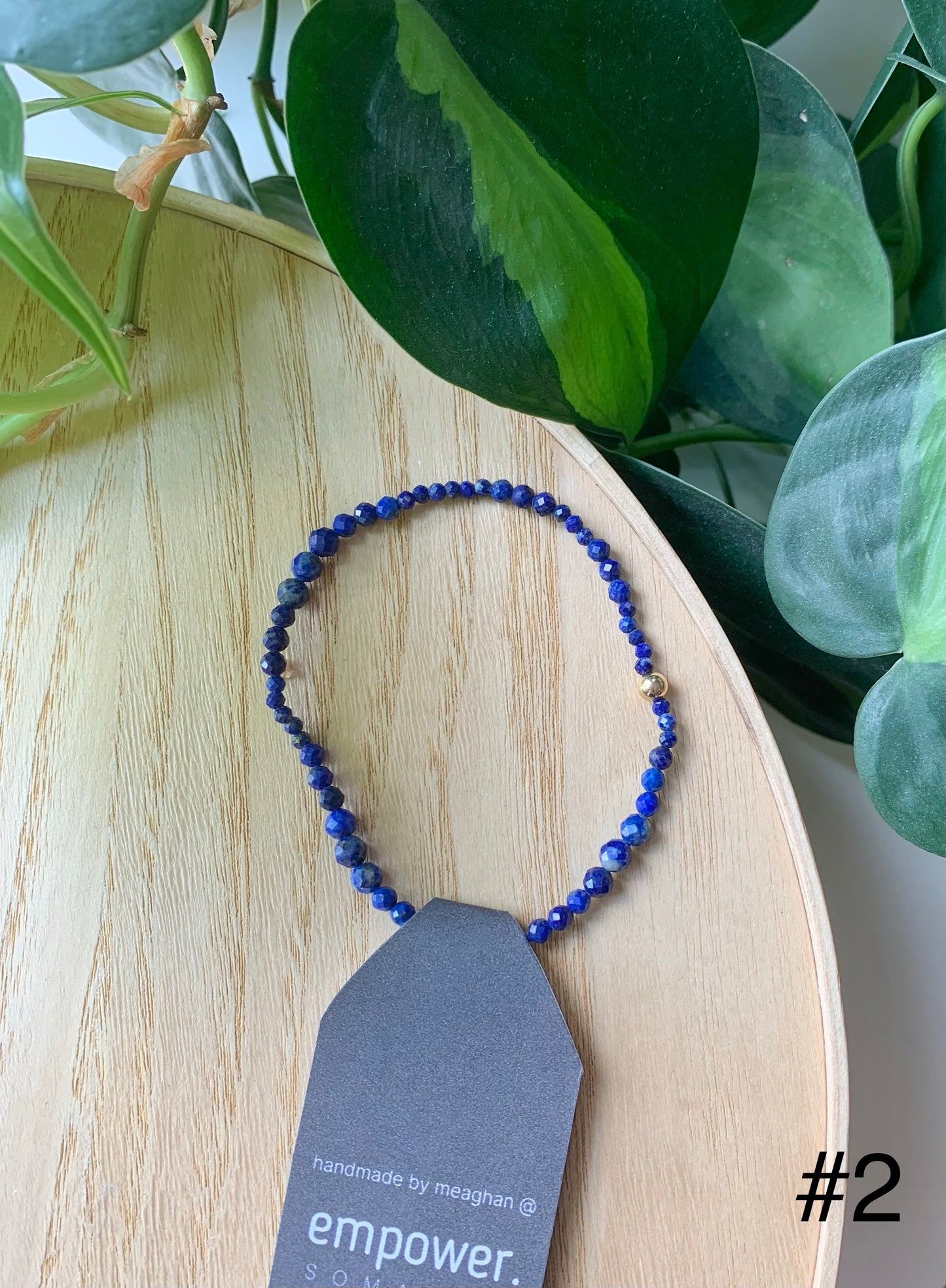 Lapis Lazuli & Gold Bracelet