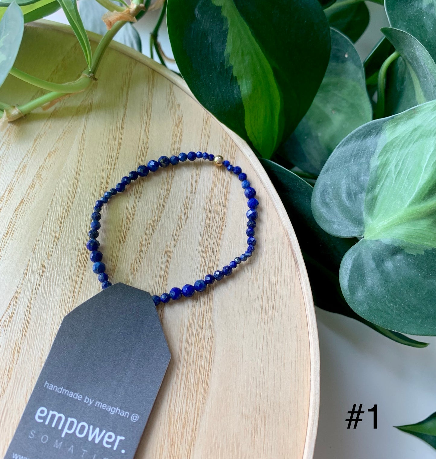 Lapis Lazuli & Gold Bracelet